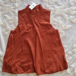 Loft high neck sweater tank